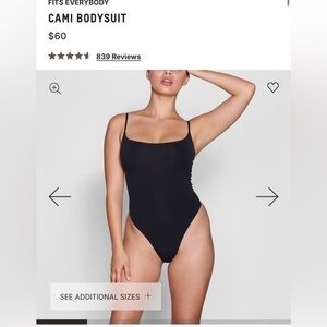 Skims fits everybody bodysuit  Size S